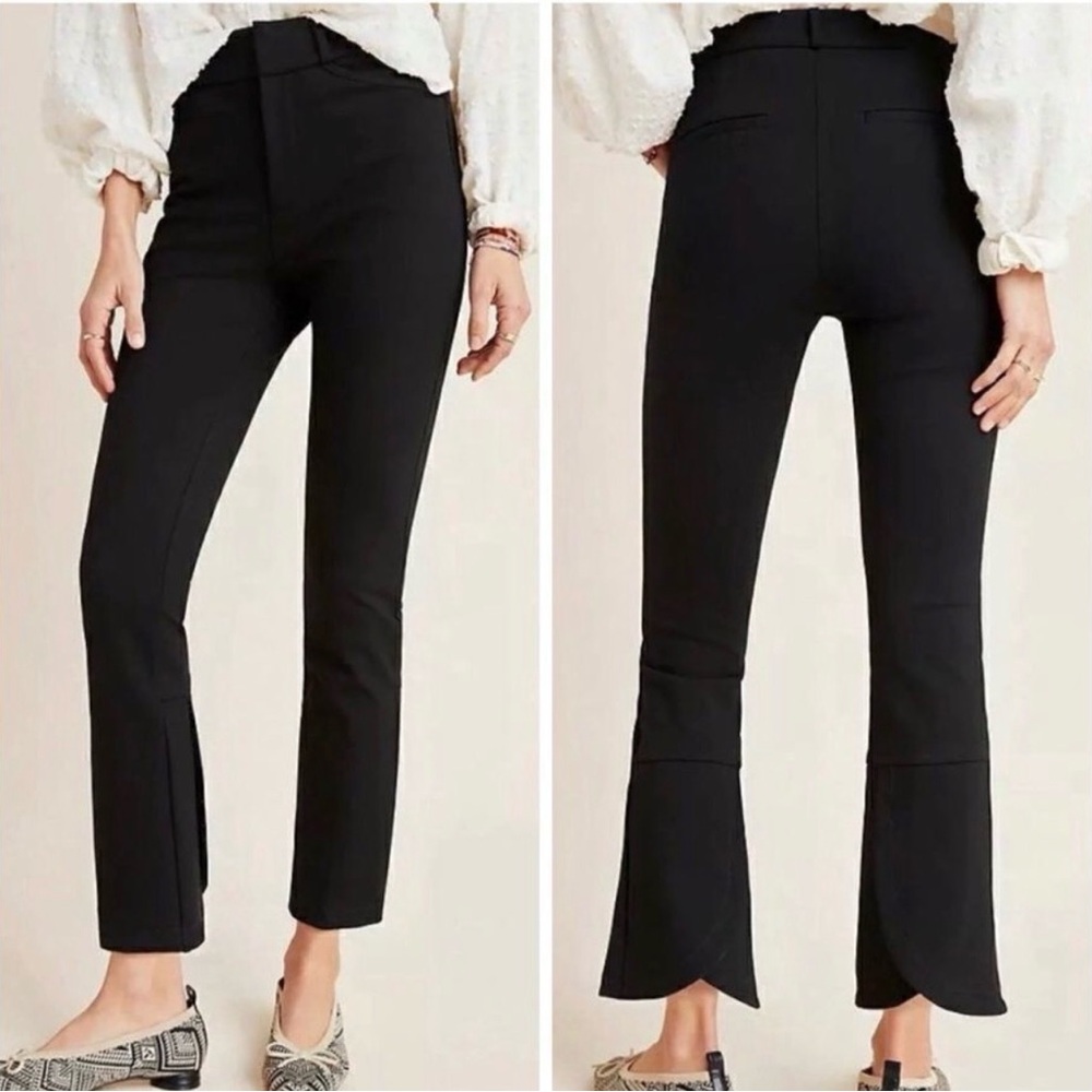 Anthropologie Essential Tulip Hem Trouser Pant